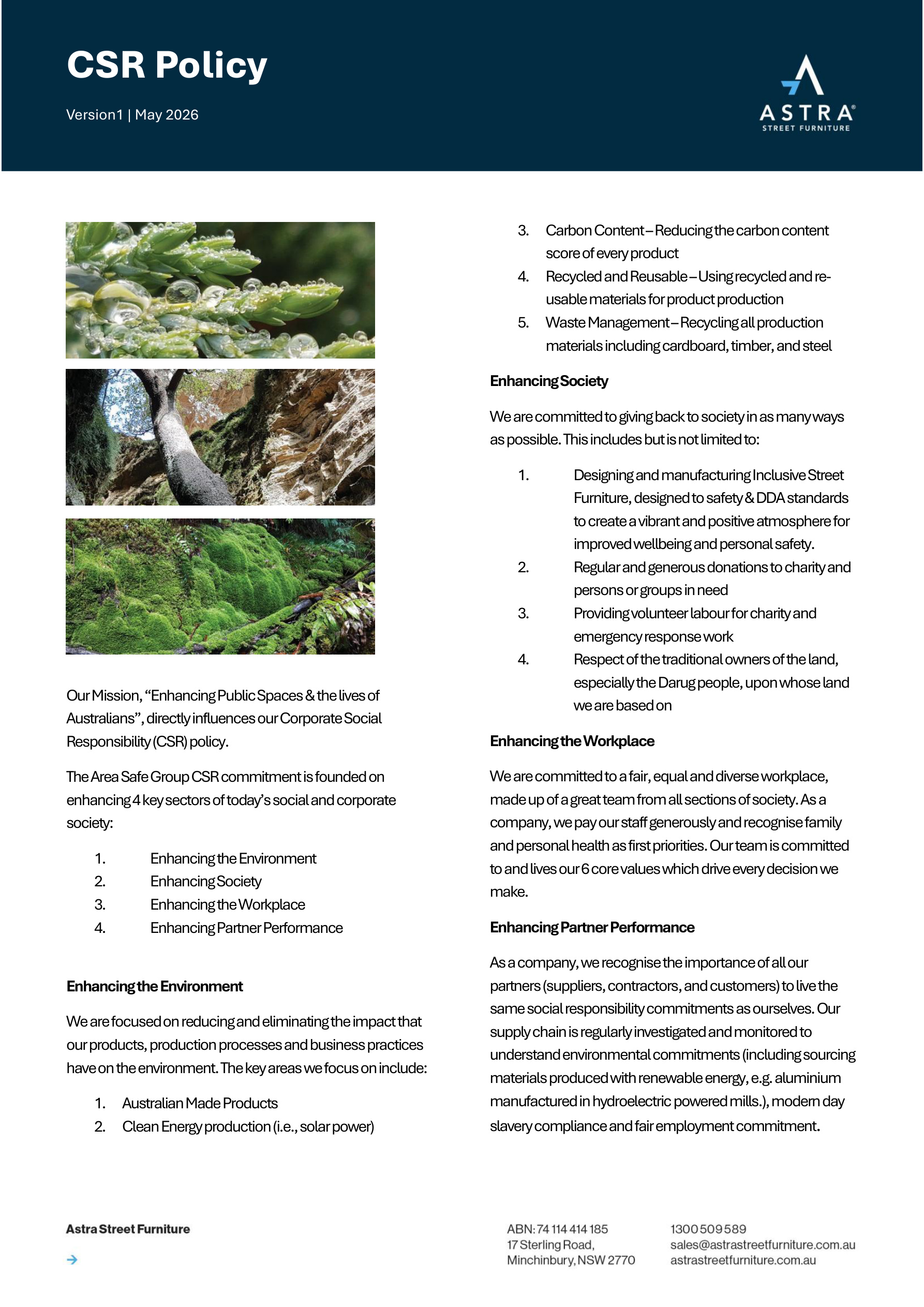 CSR Policy