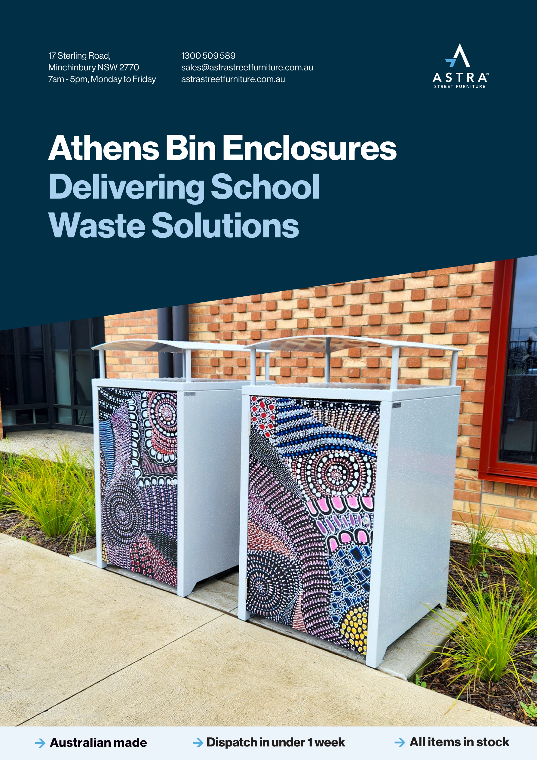 Athens Bin Enclosures – Education