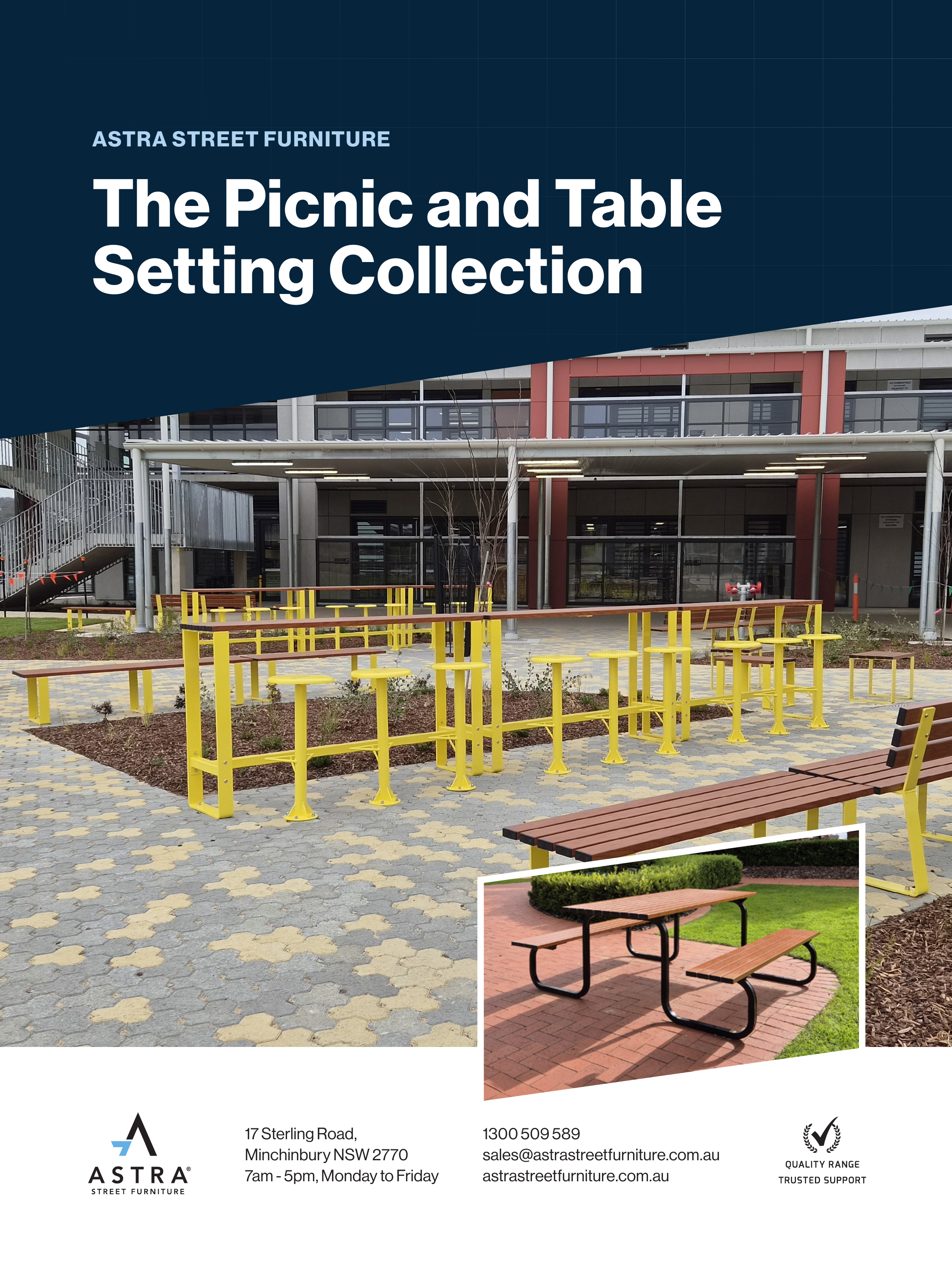 Picnic Settings and Tables Collection catalogue cover