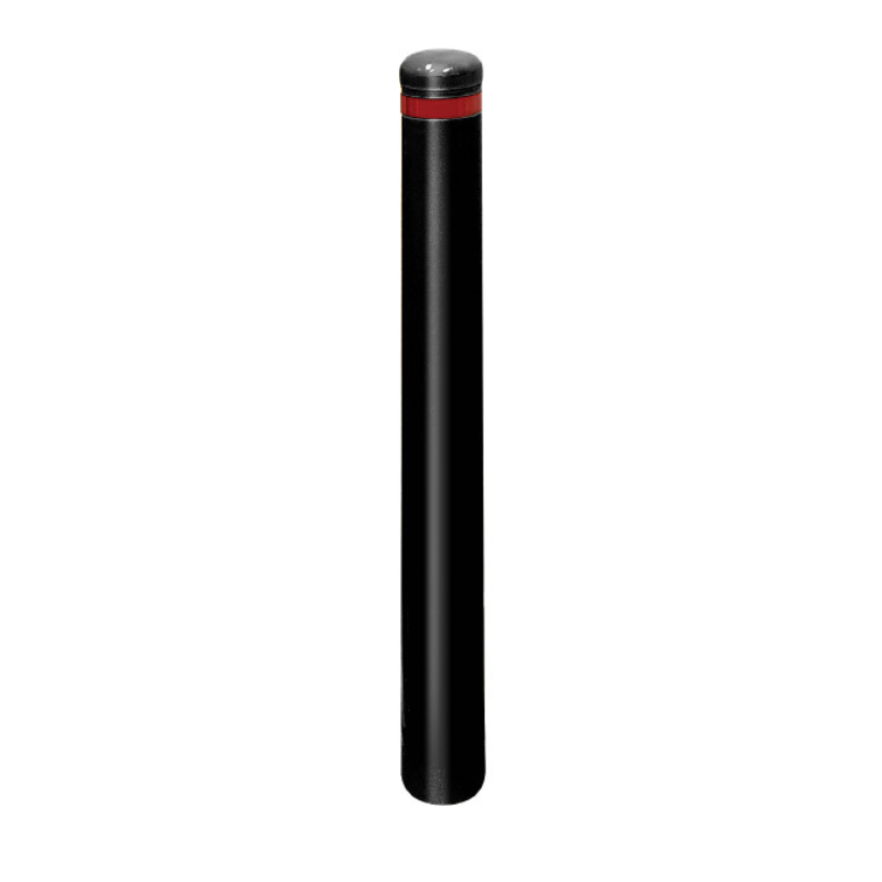 115mm Steel Bollards - Black (in-ground)